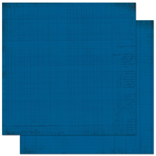 Dark Denim Journal 12X12 Double Dot Designs Paper 