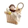 Baby Aspen Five Little Monkeys Gift Set with Keepsake Basket