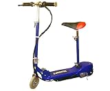 Kids Electric Scooter E Scooter E-scooter Blue 120W Motor 24V Rechargeable Battery Powered