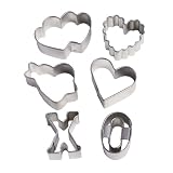 Wilton Valentine's 6 Piece Mini Cutter Set