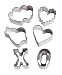 Wilton Valentine's 6 Piece Mini Cutter Set