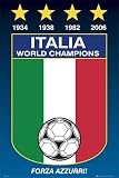 Italy World Cup Sports Poster Print, 24x36