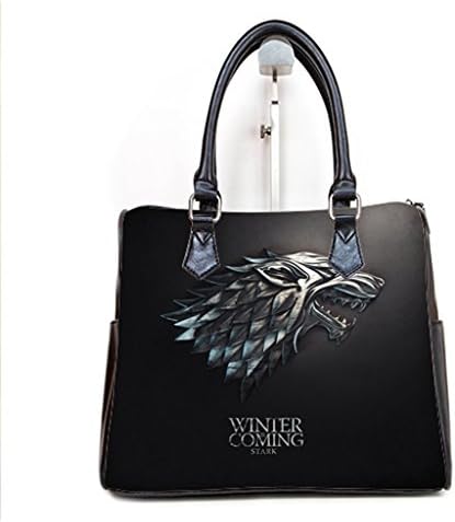 LaHuo House Stark Women Barrel Type Handbag Lady Fashion Tote Top Handle(Twin Sides)