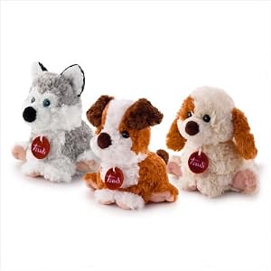 Three-Piece Puppy Stuffed Animal Set