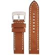 Panerai Style Watch Band Thick Leather Like Original Heavy Buckle Tan 26 millimeter from watchmaker Tech Swiss
