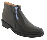 CALDEN - K50658 - 3.6 Inches Taller - Height Increasing Elevator Shoes (Black Dress Boots)