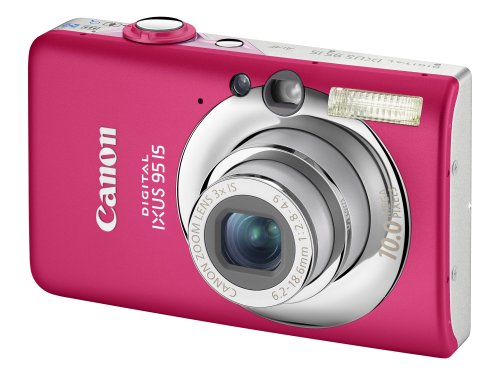 Canon Digital IXUS 95 IS Digital Camera - Pink (10 MP, 3.0x Optical Zoom) 2.5 inch LCD