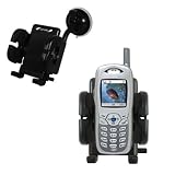 Audiovox CDM 8450 Flexible Car Windshield Holder - Gomadic Brand