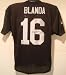 Geroge Blanda Autographed/Hand Signed Oakland Raiders Jersey