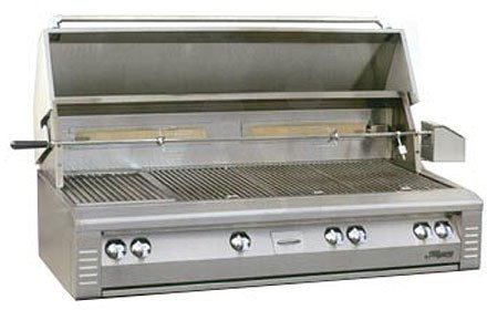 Alfresco AGBQ56BFGL 56 Built-in Gas Grill with 998 sq. in. Cooking Surface, Infrared Rotisserie Burner, Stainless Steel Grates and All Sear Zone: Liquid Propane