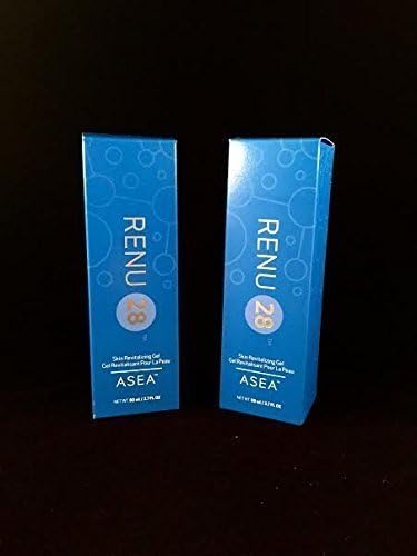 Asea Renu 28 (2 Pack) - Skin Revitalizing Gel - Anti Wrinkle Serum - Moisturizing Gel for Face - Dark Spot Corrector - Face Moisturizer by Asea Renu 28