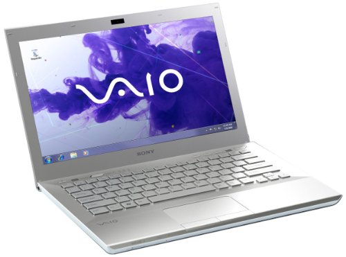 Sony Vaio SB4L1E/W 33,8 cm (13,3 Zoll) Notebook (Intel Core i3 2350M, 2,3GHz, 4GB RAM, 500GB HDD, AMD HD 6470M, DVD, Win 7 HP) wei&szlig;