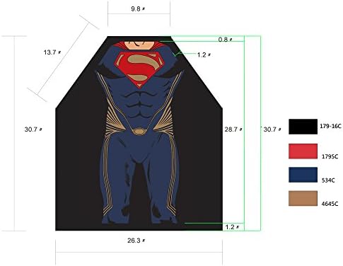 Armors Character Cartoon Apron,Superman