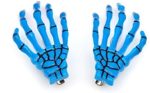 Bemaystar New Fashion Skeleton Hand Bone Hair Clip(Blue)