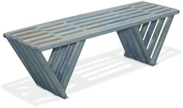 GloDea Bench X60, Sky Blue, Natural