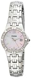 Pulsar Women's PXT703 Diamond Pink Mother Of Pearl Stainless Steel Watch