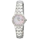 Pulsar Ladies Diamond Pink Mother Of Pearl Stainless Steel Watch #PXT703 by Pulsar