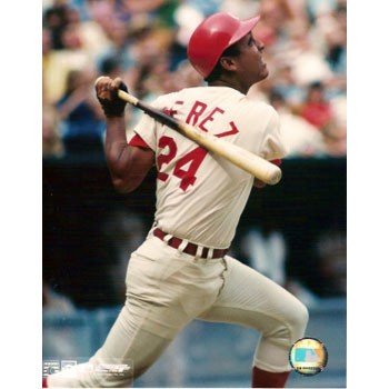 Tony Perez Reds Batting Color 8x10 Photo