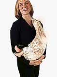 Chic Papoose Pouch Style Baby Sling with Black/Red Dragon Tattoo Print w/Dark Red Reverse REG