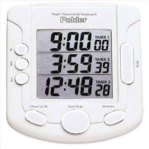Triple Digital Kitchen Timer Clock
