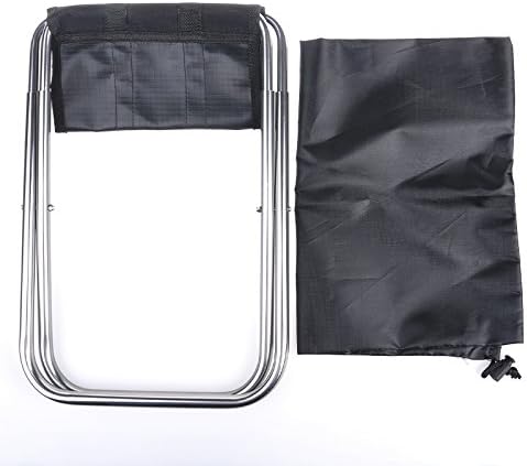 Hill Domain Ultraportable Aviation Folding Stool Black