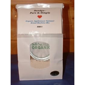 Organic Applesauce Oatmeal Bread Machine Mix
