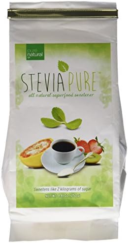 Stevia Sweetener Blend, All Natural Sweetener, Superfood Sugar Substitute, Zero Calories. Use in Any Beverage, on Fruit, Cereal, Mixed in Desserts, Yogurts, Muffins. Excellent for Use in Baking.