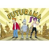 Futurama ~ Presented in Double Vision Where Drunk Bender and Fry ~ Poster Approx 24 x 36 inches