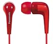 Panasonic RP-HJE140-R L-shaped Ear Earbud Headphone