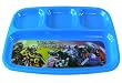 Transformers divided plastic plate- Kids Transformers dinnerware