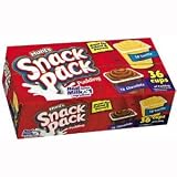 Hunts- Snack Pack Pudding, 36 Cups Variety Pack