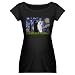 tarry Night Poodle Pair Maternity Dark T-Shirt