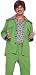 Forum Retro 70s Disco Costume Mens Green Leisure Suit Outfit