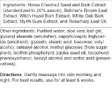 Planetary Formulations - Horse Chestnut C, 4 oz cream