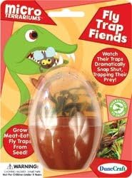 Bulk Buy: Dune Craft Micro Terrariums 2"x3.9"x5.2" Fly Trap Fiends DMT-F136 (6-Pack)