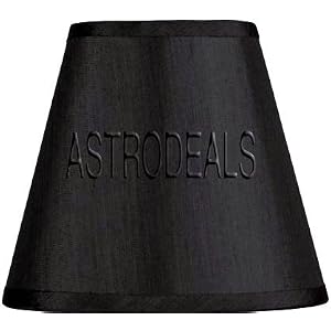 CHANDELIER, or, CANDLE LIGHTS, CLIP-ON, 2, BLACK, LAMP SHADES, for, CANDELABRA BULBS, LAMP... by