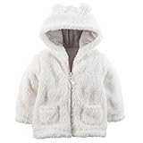 カーターズ Carter's フード付き もこもこ ふわふわ 軽めのシェルパ・ジャケット コート かわいい耳付き 秋冬 Hooded Sherpa Jacket 24M (83-86cm) [並行輸入