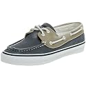 Sperry Top-Sider Women's Bahama 2-Eye Boat Shoe,Navy/Chino,6.5 W