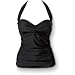 Miraclesuit Halter Tankini Top (Women's Plus 16W Black)