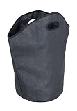 Produkt-Bild: Wenko 2780001100 W&auml;schesammler Lifetime Aufbewahrungstasche, Weboptik, Kunststoff, 31 x 51 cm, 36 Liter, schwarz