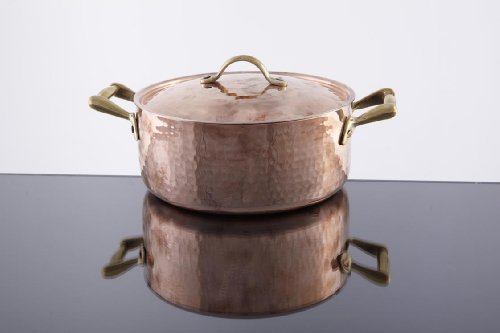 Italian Copper Casserole and stew Pan (1.8mm-2.0mm thick)