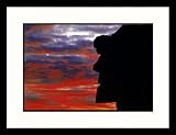Great American Picture IS288956 Old Man of the Mountain, New Hampshire Framed Photograph - Henry ...
