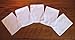 Premium Microfiber Cleaning Cloth for Electronics and Delicate Screen, Pack of 5, Color White