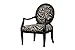 Linon Occasional Chair Zebra Print