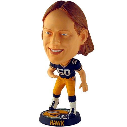 Green Bay Packers A. J. Hawk Forever Collectibles Phathead Bobble Head