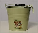 Vintage-style Sage Nursery Rhyme Baby Bucket