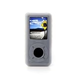 yooZoo SanDisk Sansa e250 e260 e270 e280 Premium Silicone Skin Kit with Belt Clip, Sports Armband, LCD Screen Protector, Lanyard - Fog White