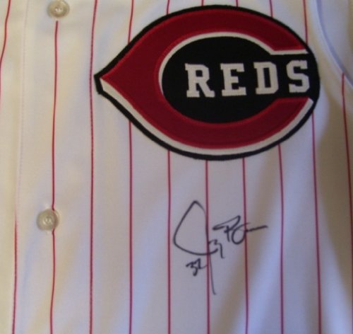 MLB Cincinnati Reds Jay Bruce Home Autographed Jersey