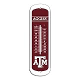 NCAA Texas A&M Aggies 27-inch Outdoor Thermometer