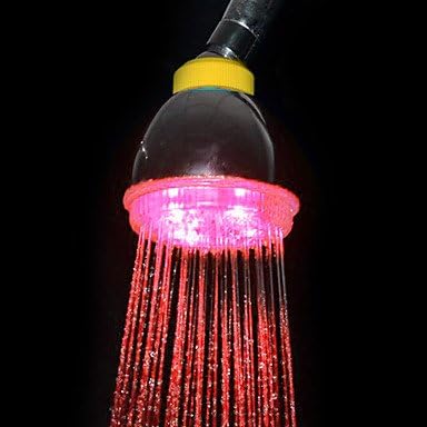 3-Color Temperature Sensitive ABS LED Color Changing Hand Shower
